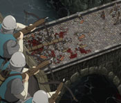 attacking a fort by bridge